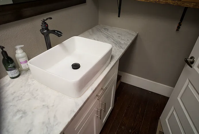 bathroom adjacent to your room
