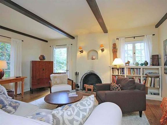Large Living room with built-ins and fireplace
