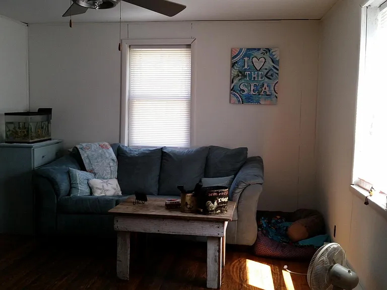 Living Room with hardwood floors