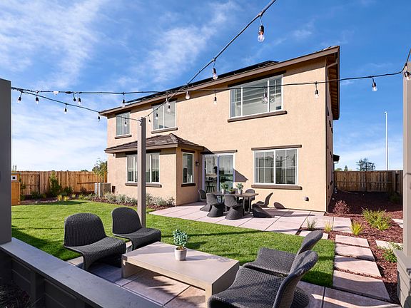 Backyard patio space