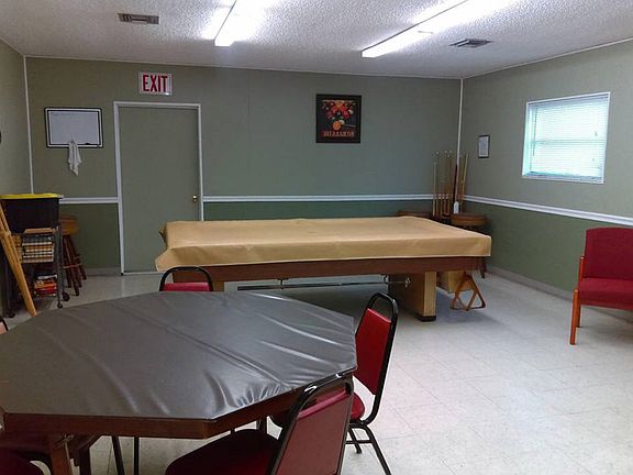 Recreation room at clubhouse
