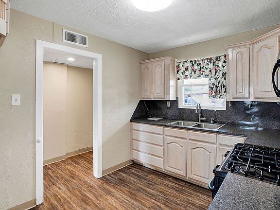 Clean kitchen with spacious storage