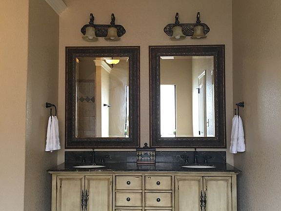 Master bath vanity