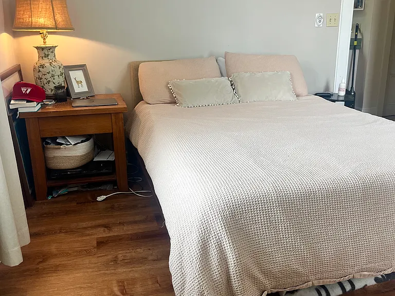 *Bedroom furnished for advertsing only. New laminate floors and ceiling light/fan!