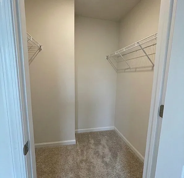 Second bedroom closet (upstairs)