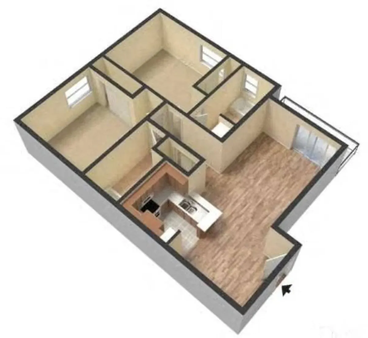 Floor plan B4
