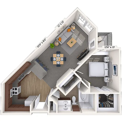 Floor plan 11B