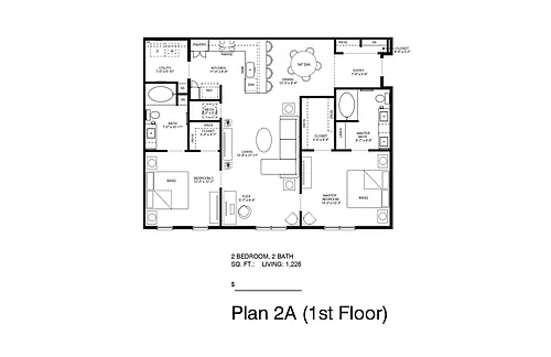 Floor plan 2-A