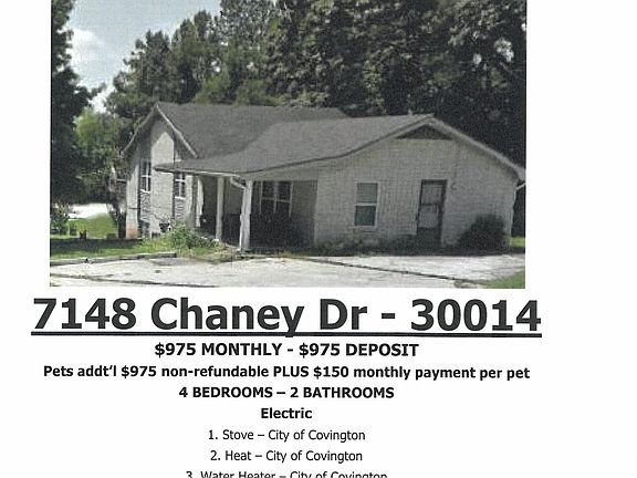 4 bedrooms 3 bathrooms