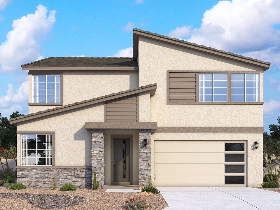 Mid-century modern Powell exterior with strong lines, balanced proportions and architectural details