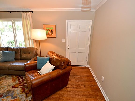 Looking at the front door from the inside