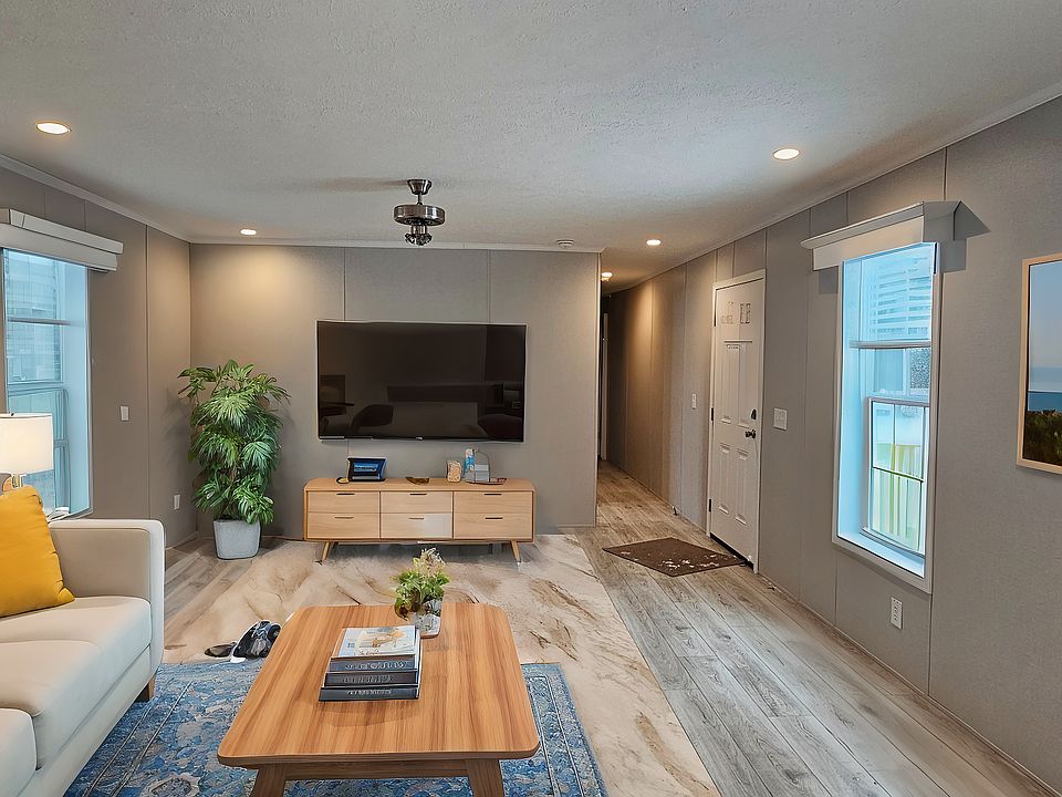 living room staged