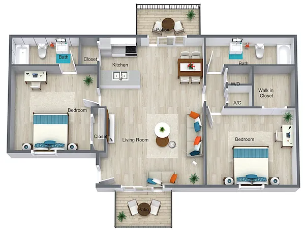 Floor plan Renovated