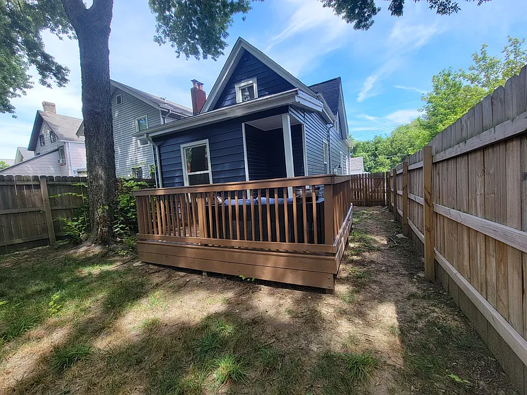 Backyard and Deck