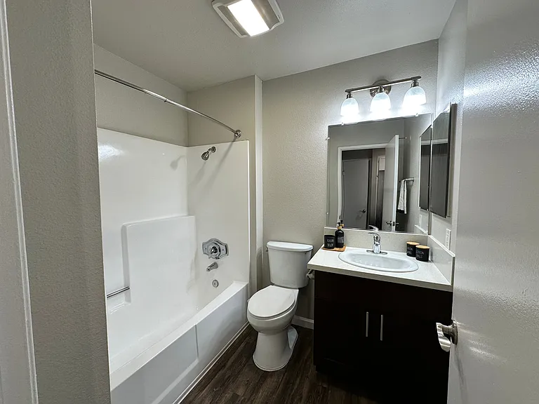 Contemporary Cherry Brown Finish