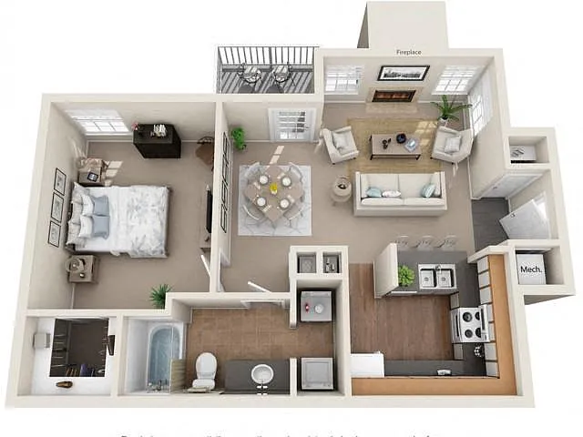 Floor plan Blue Grass Renovated