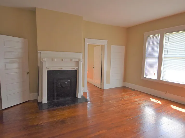 Spacious living room with lots of natural light