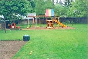 backyard & rainbow play set