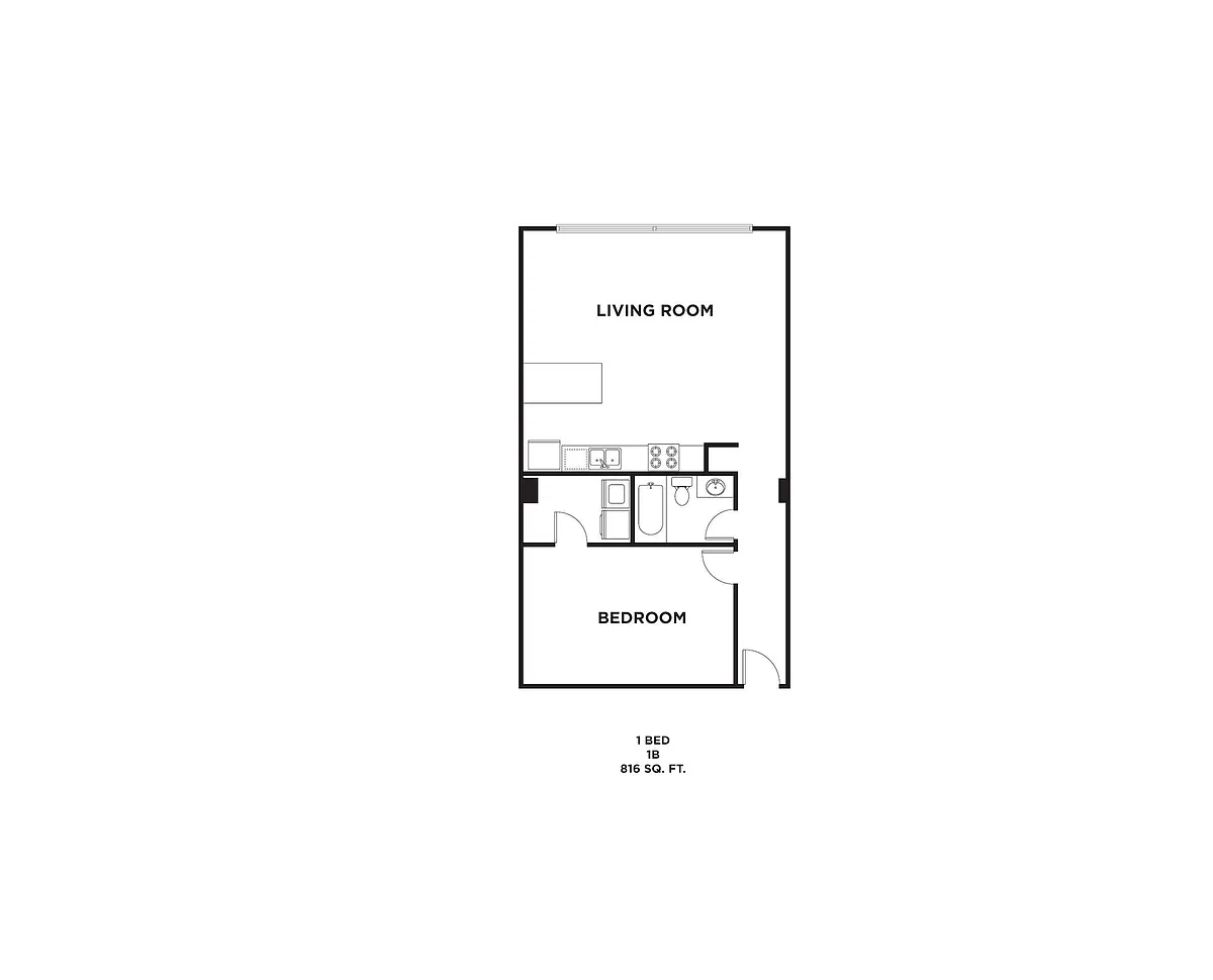 Floor plan 1B