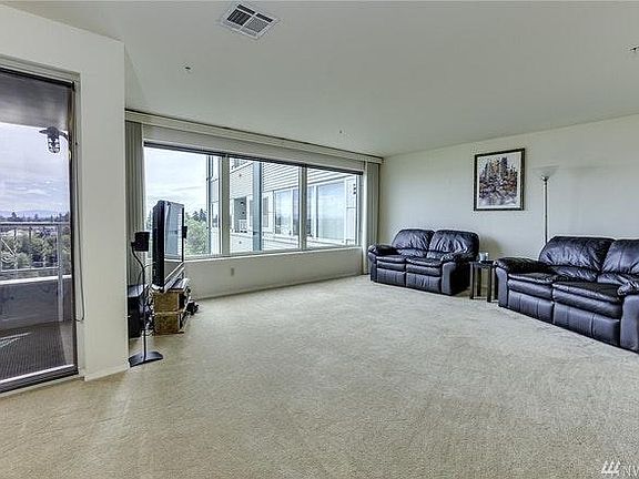 Living Room with private Balcony!
