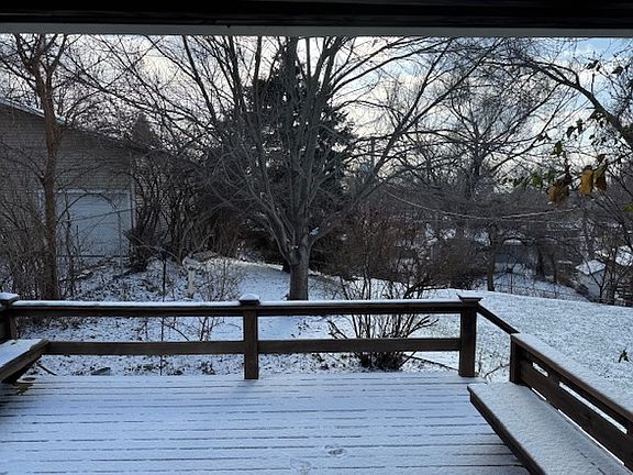 Back Deck. View from dining room doors