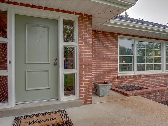 A covered front exterior entry welcomes you.