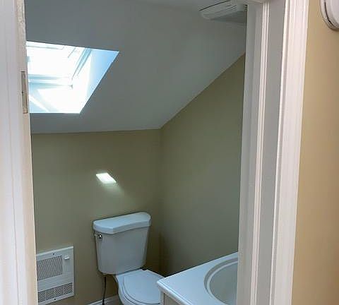 Bathroom view from hallway