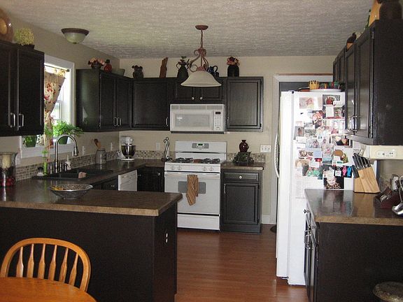 view of kitchen from dining room