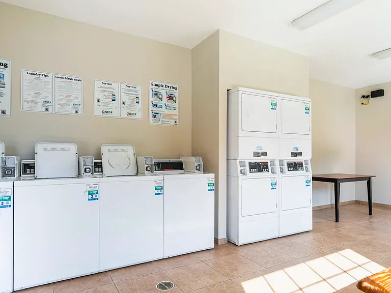 On-Site Laundry Center at Villas at North Point and South Point Apartments