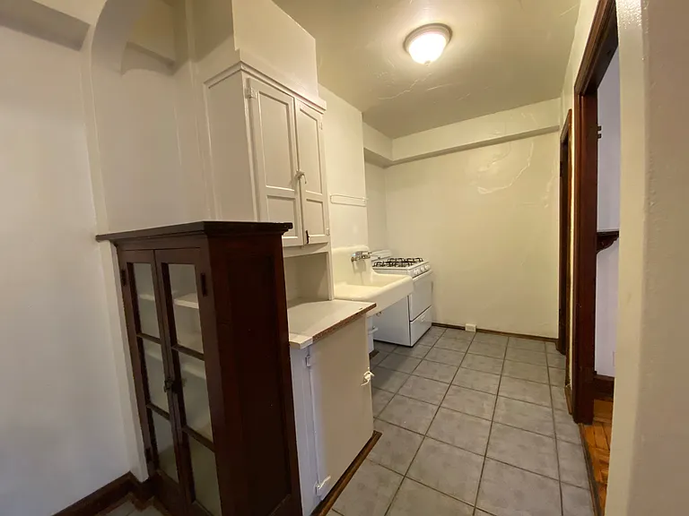Large kitchen area.