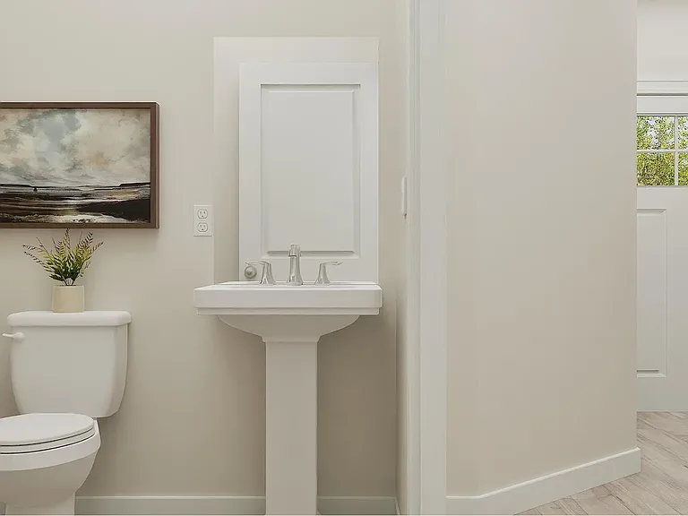 First Floor:
Powder Room