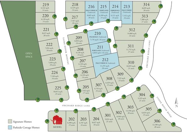Oakmont Traditional Plan, Orchard Ridge Estates
