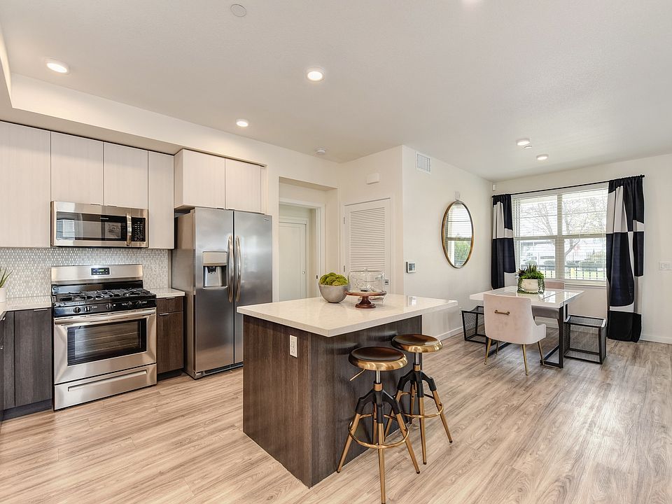 Kitchen with Harwood Inspired Flooring