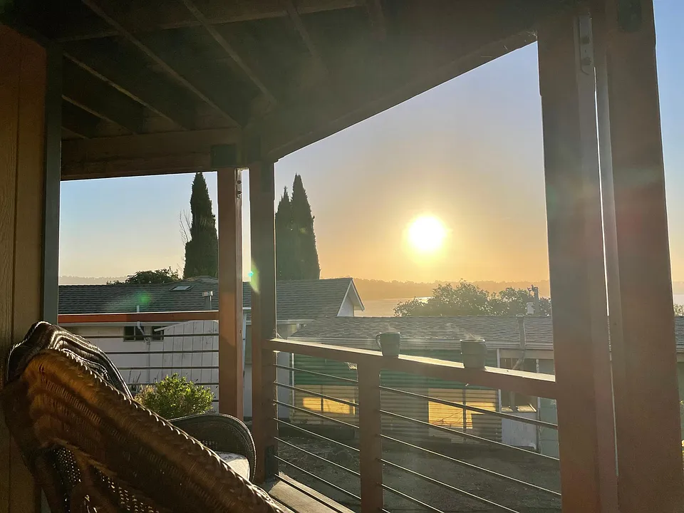 view from the deck