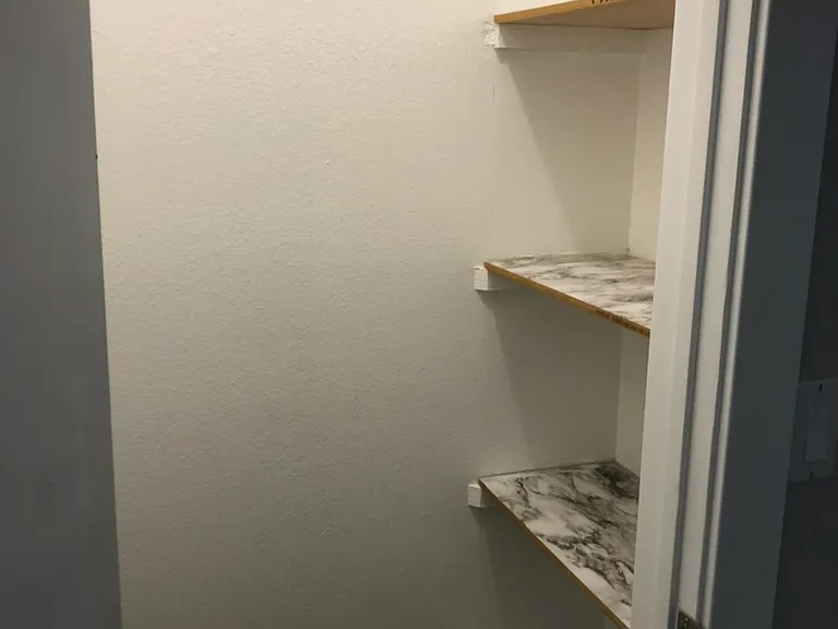 Closet across from main bathroom