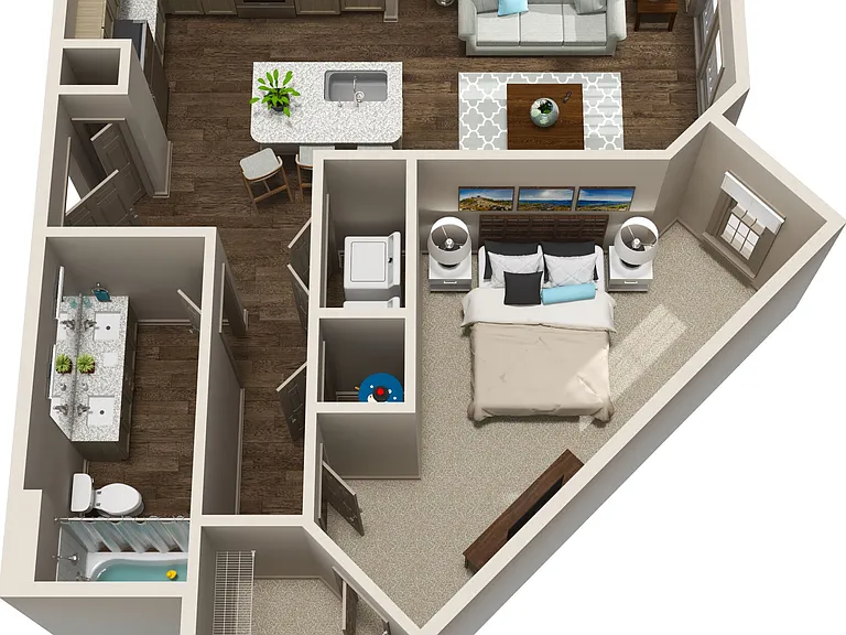 A2 floor plan Haven at Mansfield