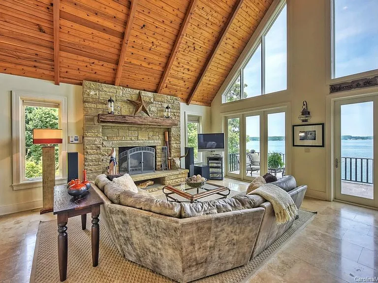 Great room fireplace