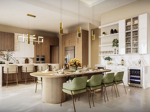 Kitchen Dining Virtually Staged Santino Grande