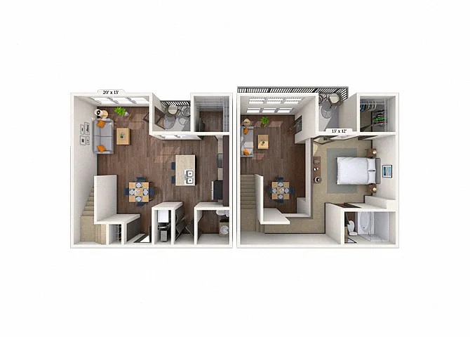 Floor plan Helios loft