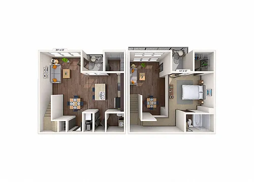 Floor plan Helios loft