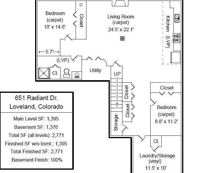 Garden level plan