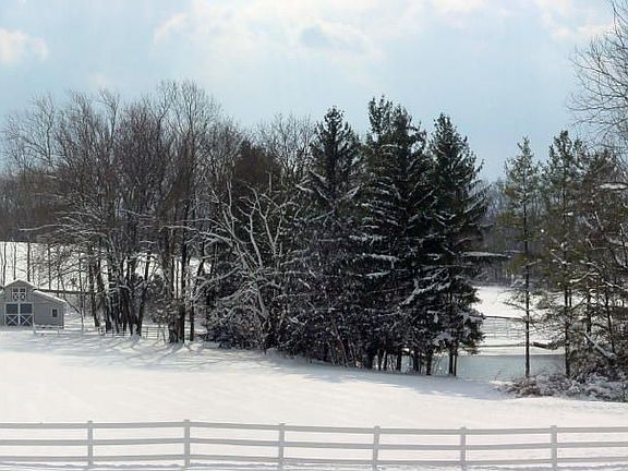 winter view from front porch