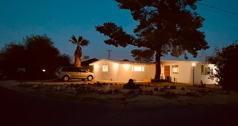 Corner Lot Property View During The Evening