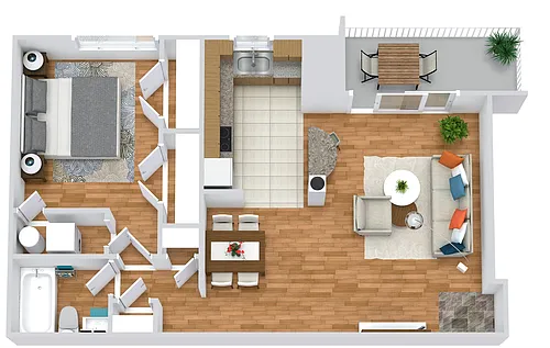 Floor plan Peary