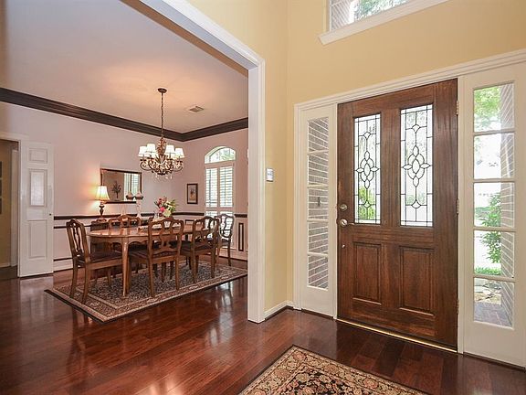 View into dining room - notice the hardwoods that shine!