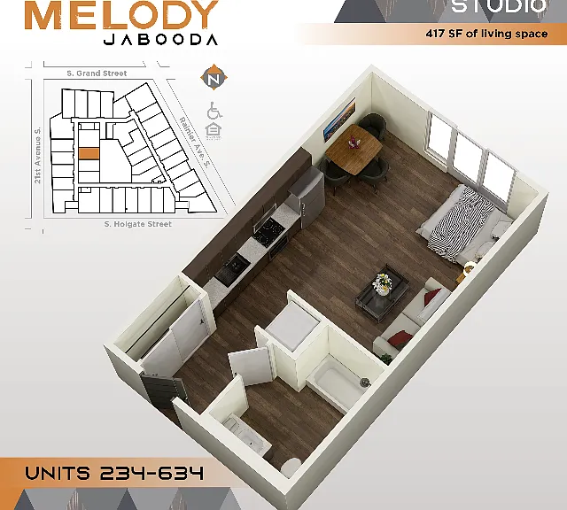 Melody Jabooda Apartments — Photo 76