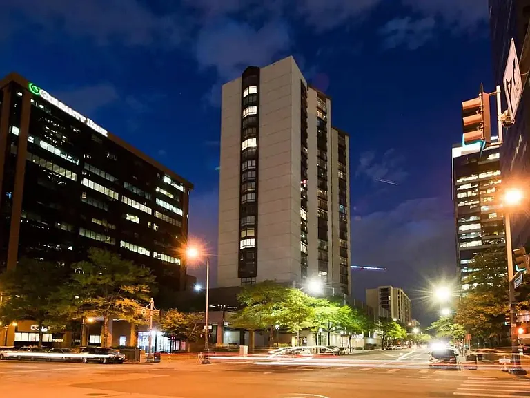 Building at night