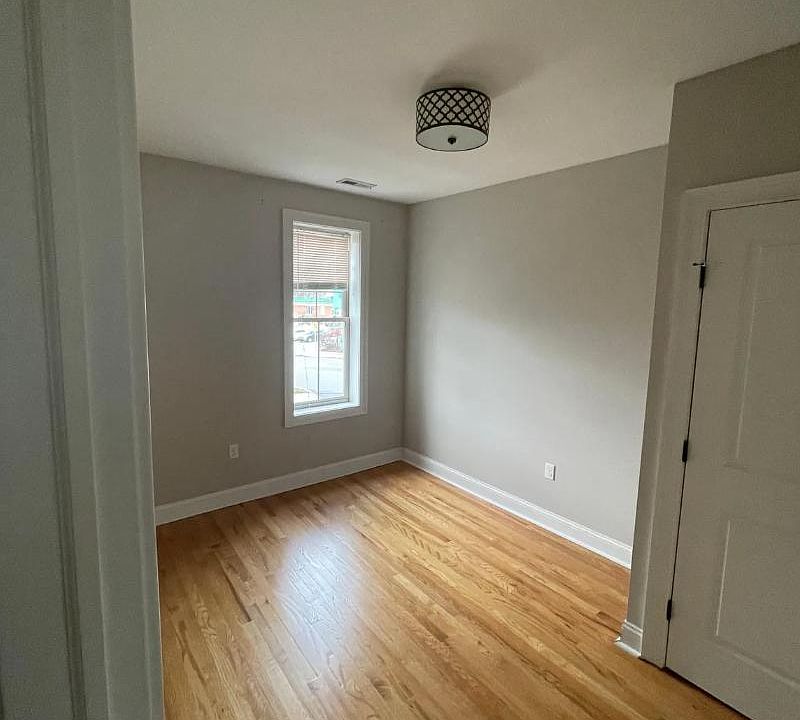 Bedroom view from the hall - This will be furnished.