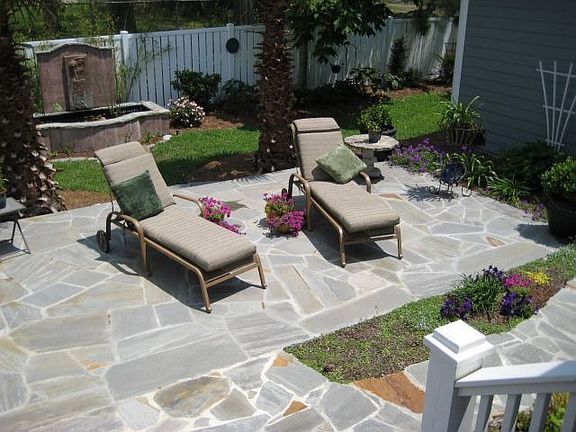 Private patio