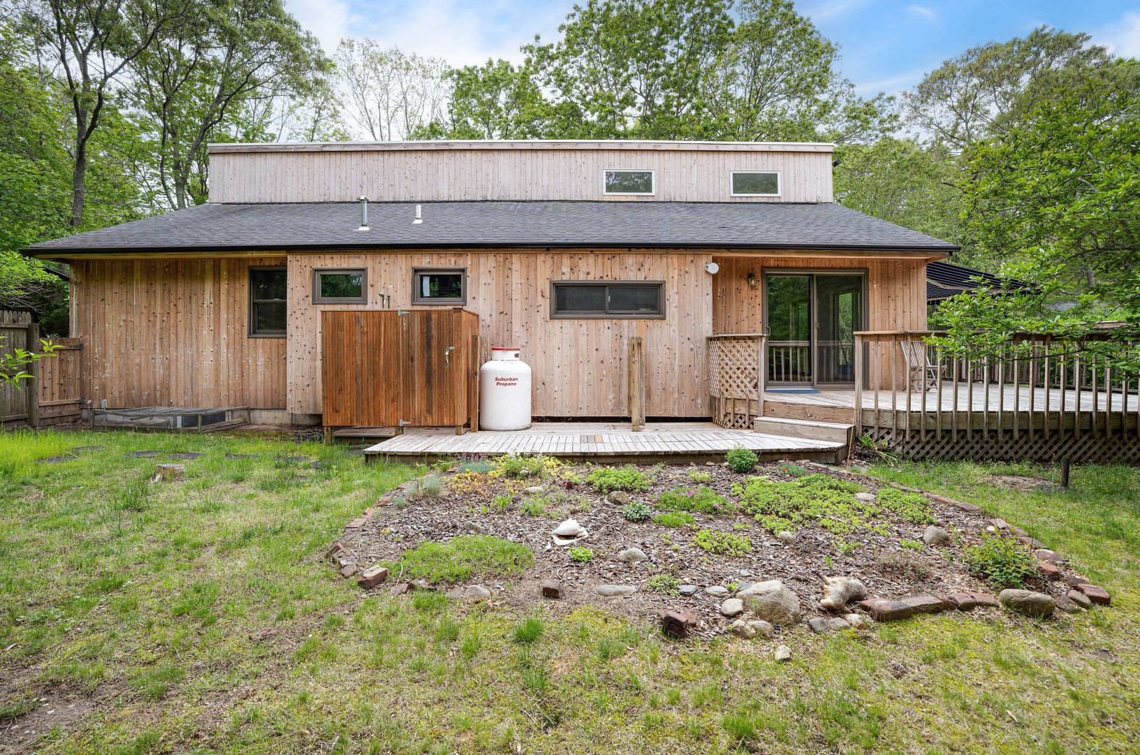 Side Yard with Outdoor Shower